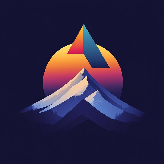 Vibrant Kalpataru Logo Design Set Against a Mountain Background