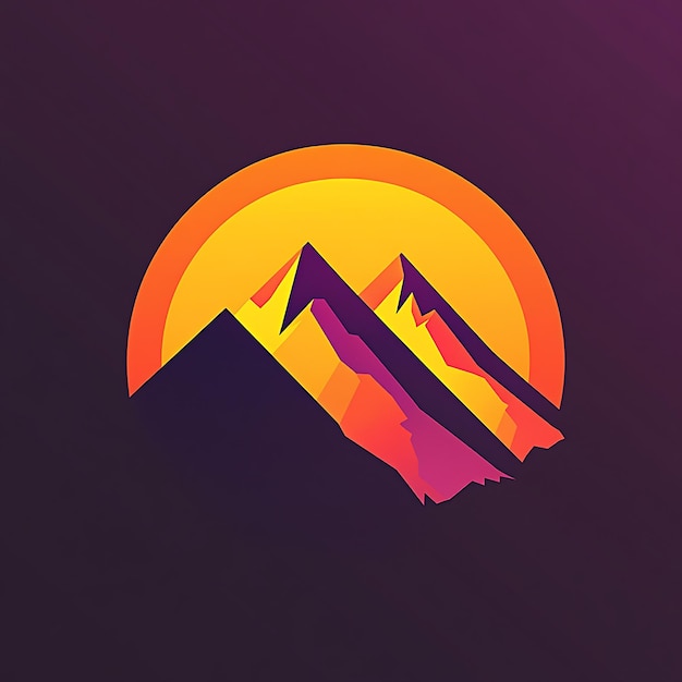 Vibrant Kalpataru Logo Design Set Against a Mountain Background