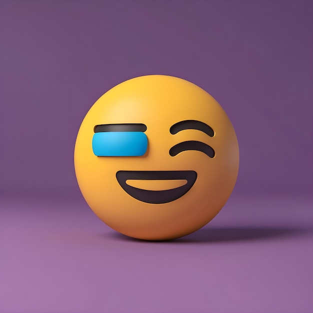 Photo vibrant and lively 3d emoji collection