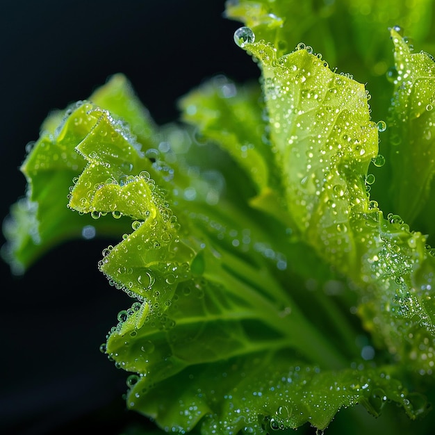 Vibrant Mustard Greens A Macro Photography Journey