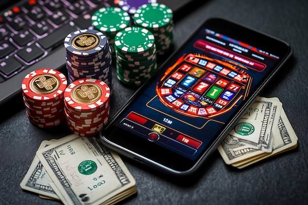 Vibrant Online Casino Experience on Mobile Device