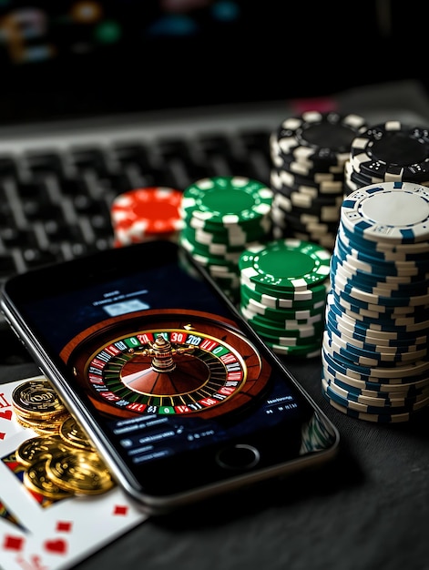 Vibrant Online Casino Experience on Mobile Device