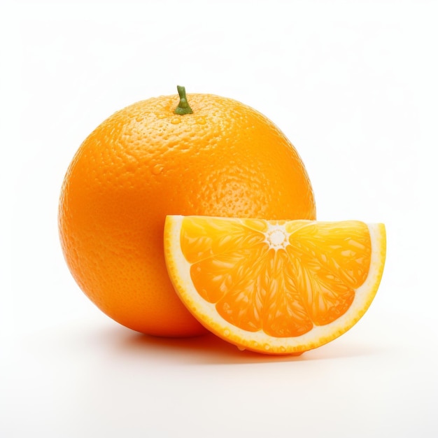 Vibrant Orange Product Photography On White Background