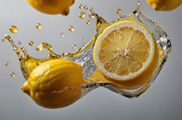 vibrant photo of Lemon juice in skincare product