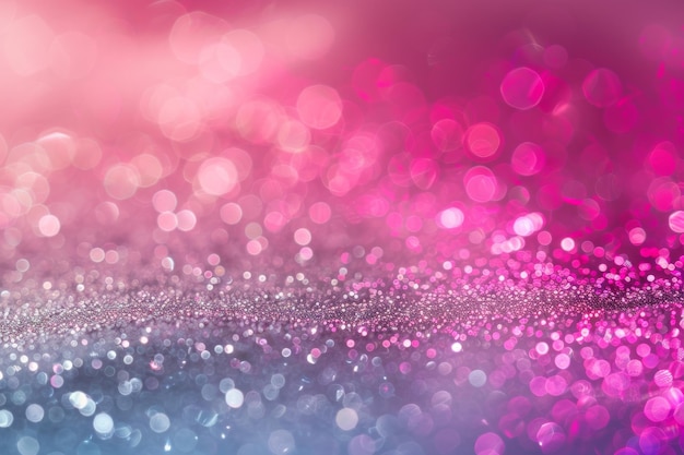 Vibrant Pink Bokeh Background for Creative Projects