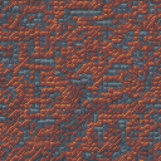 Vibrant pixel art of a red and blue patterned fabric perfect for retroinspired fashion