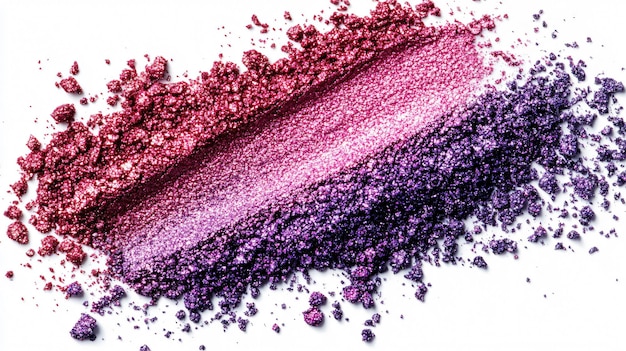 Vibrant Purple and Red Eye Shadow Makeup Palette Crushed