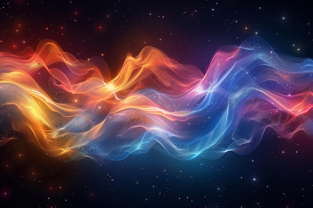 Vibrant Rainbow Abstract Background