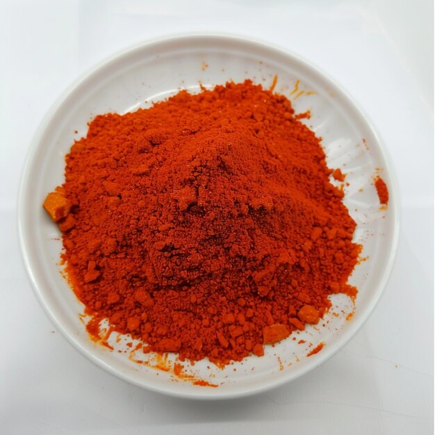 Photo vibrant red chilli powder essential culinary spice for flavorful dishes