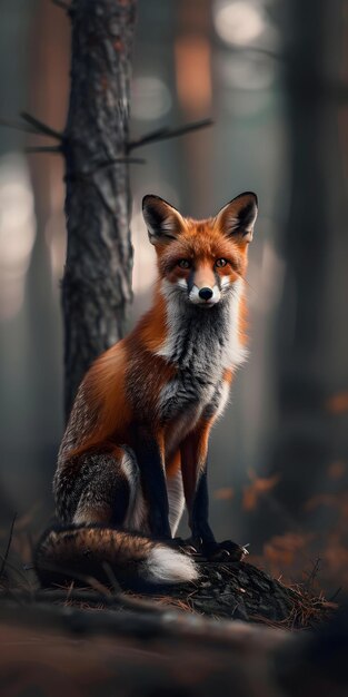 Vibrant Red Fox