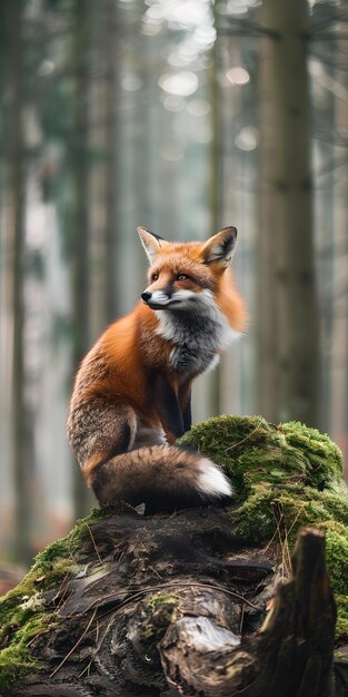 Vibrant Red Fox