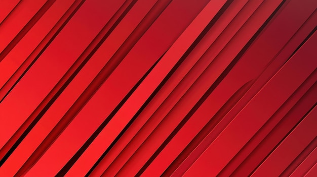 Photo vibrant red gradient texture with sleek diagonal lines creates a modern minimalistic backdrop