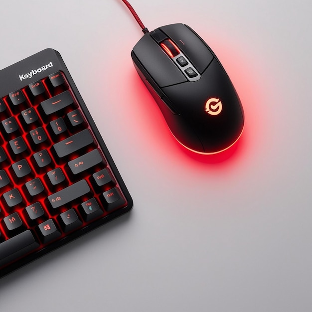 Vibrant RGB Gaming Keyboard and Mouse