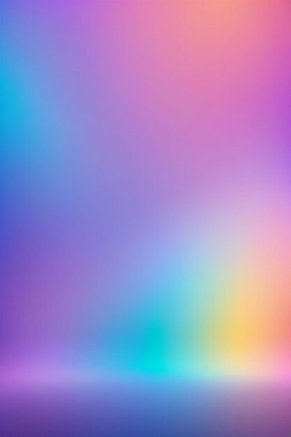 Photo vibrant smooth gradient background vertical composition