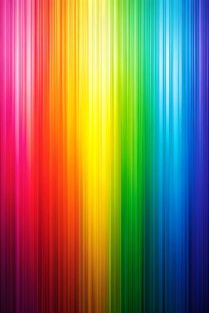 Photo vibrant spectrum rainbow gradient background with colorful design