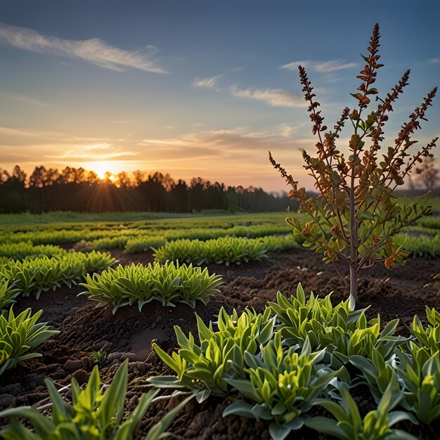 Vibrant Spring attractive Scene