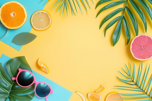 Vibrant summer bliss Colorful banner designs