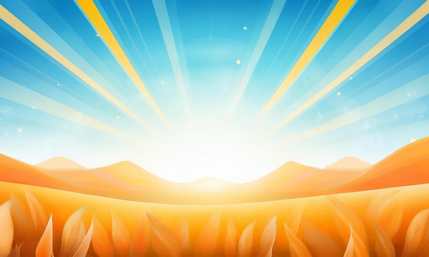 Vibrant Summer Heat Gradient Background