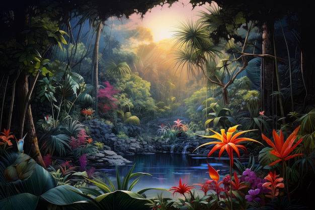 Vibrant Tropics Unveiled Tropical Landscape Photos