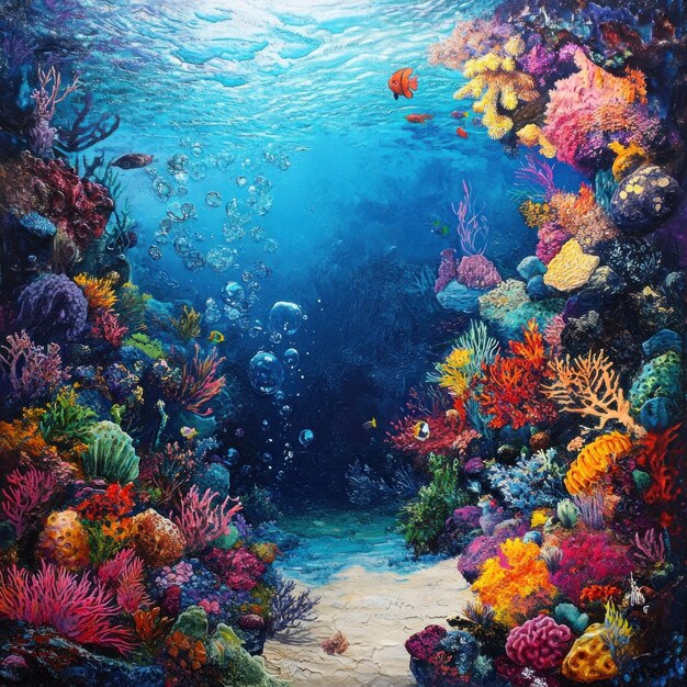 Vibrant Underwater Reef