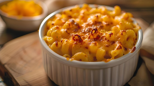 Vibrant Vegan Macaroni and Cheese Delight in High Resolution A Delectable PlantBased Meal Capture