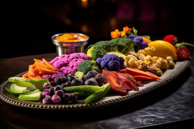 Vibrant Veggie Medley on Plate