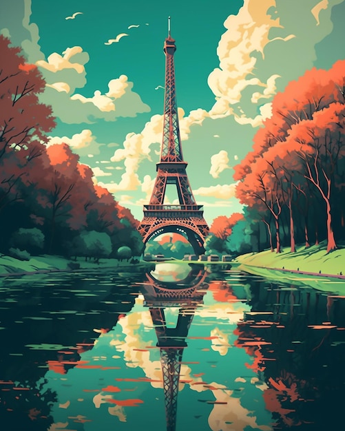 Vibrant Vistas A Delightful Collection of Flat Illustrations