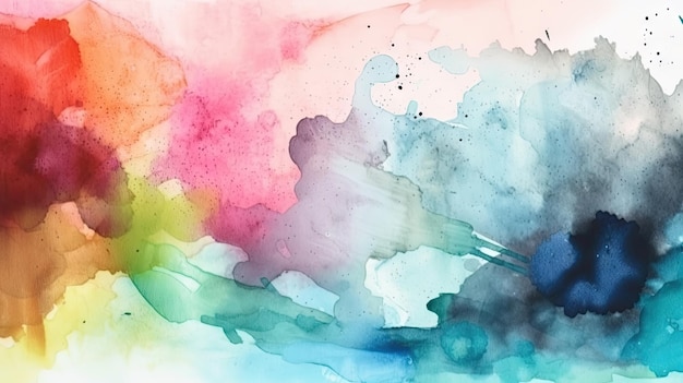 Vibrant Watercolor Background for Creative Projects