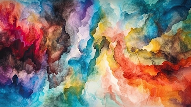 Vibrant Watercolor Background for Graphic Design Projects