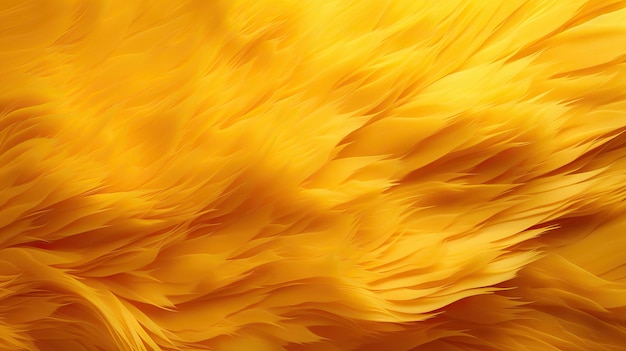 Vibrant Yellow Texture Background AI Generated