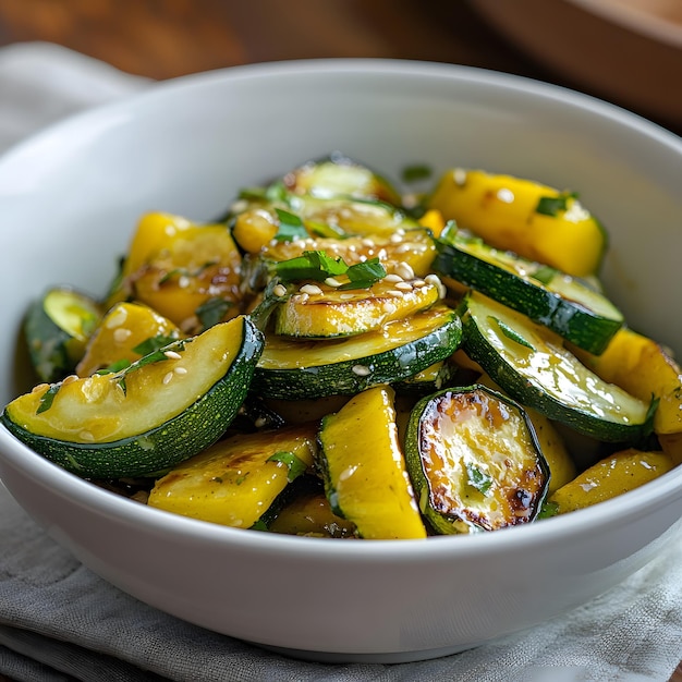 Photo vibrant zucchini images showcasing freshness versatility and nutritional benefits vegetable