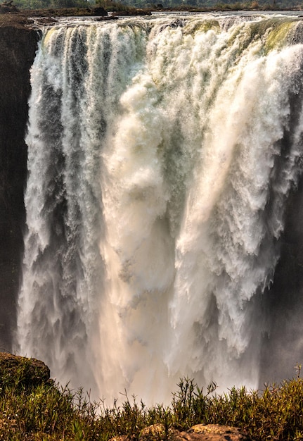 Victoria Falls MosioaTunya view from Zimbabwe side