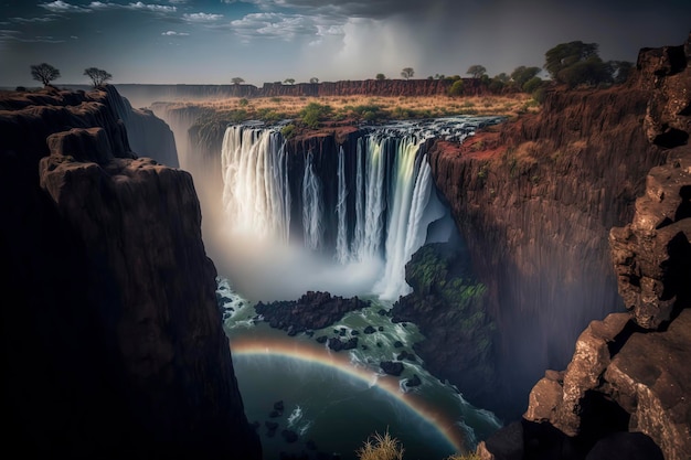 Victoria Falls Victoria Falls Zimbabwe Travel photography AIGenerated