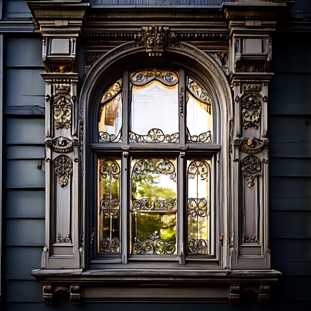 Photo victorian house ornate trim