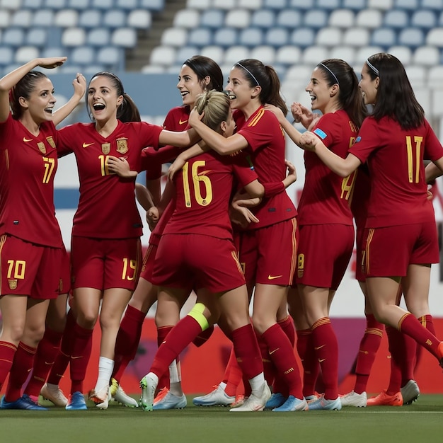 Victory for the Spanish women's national football team