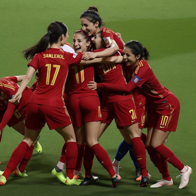 Victory for the Spanish women's national football team