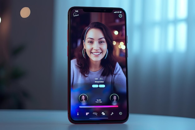 Video call background