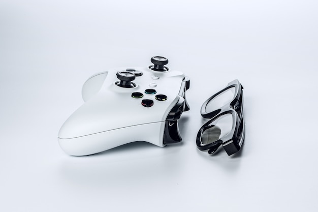 Photo video game controller isolated