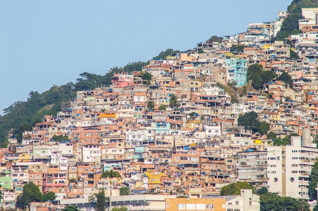 Vidigal favela in Rio de Janeiro