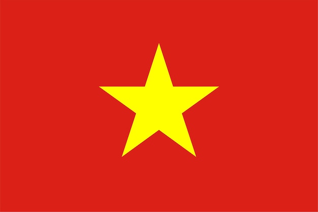 Vietnamese Flag of Vietnam