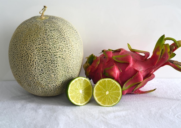 Vietnamese fruit on white background