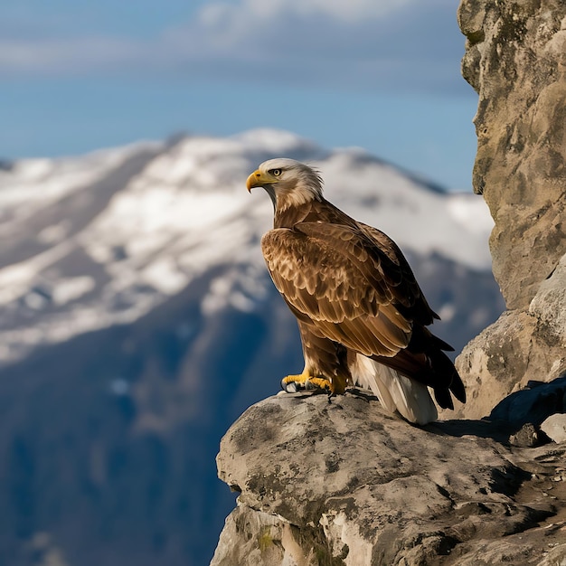 View of 3d eagle image ai generated