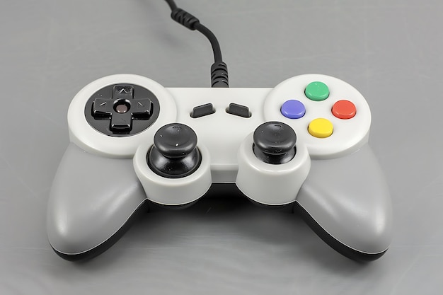 View of 3d video game controller