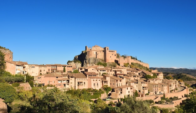 View of Alquezar, Somontano, Huesca province, Aragon, Spain.