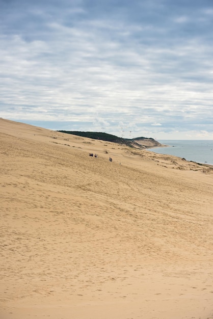 View of The Arcachon Bay and The Duna of Pyla, Aquitaine, France