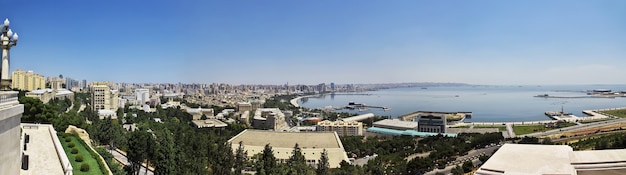 The view of Baku city in Azerbaijan