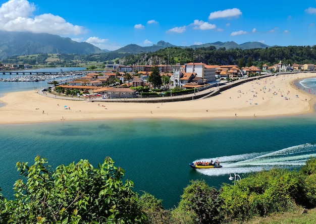 view of the bay of the atlantic ocean in spain