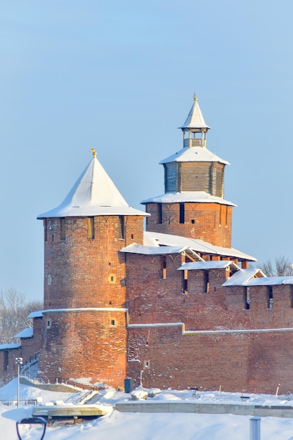 View of the beautiful Kremlin of Nizhny Novgorod