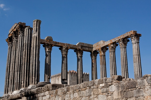 View of the beautiful Temple of Diana