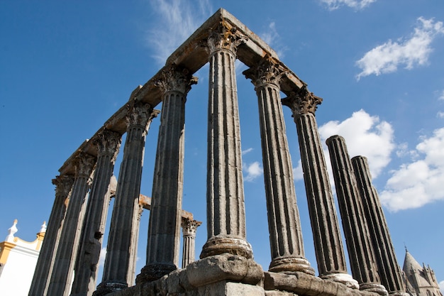 View of the beautiful Temple of Diana